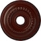 Ekena Millwork Oldham Ceiling Medallion (Fits Canopies up to 8 5/8"), 18"OD x 3 3/8"ID x 7/8"P, Brushed Mahogany CM18OL1BMF - alternate 1